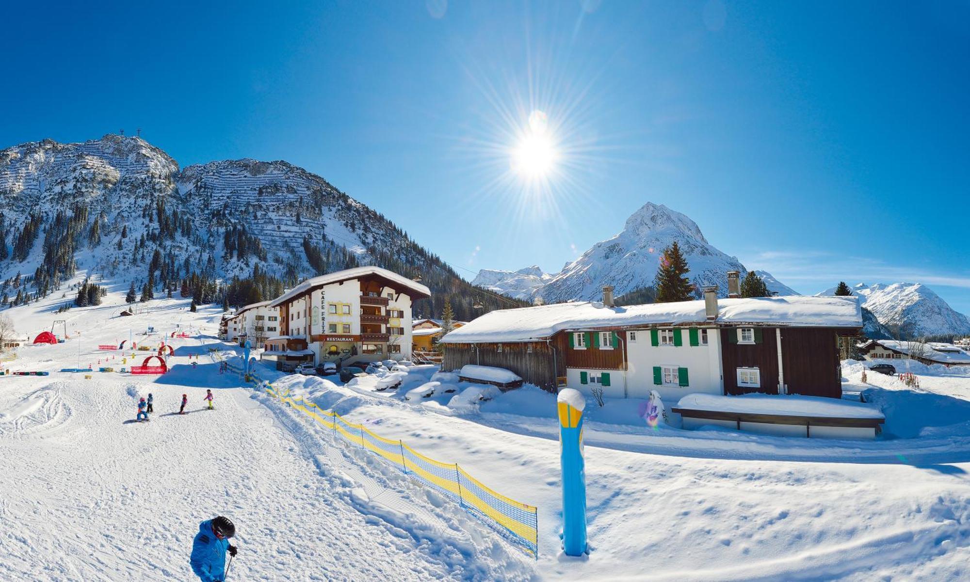 Pension Cafe Fritz Lech am Arlberg Bagian luar foto